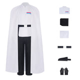 Movie Imperial Officer White Uniform Cosplay Costume Outfits Halloween Carnival Suit