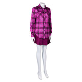 Movie Mean Girls 2024 Cady Heron Purple Dress Set Cosplay Costume Outfits Halloween Carnival Suit