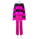 Movie Mean Girls 2024 Janis Ian Women Purple Outfit Cosplay Costume Outfits Halloween Carnival Suit