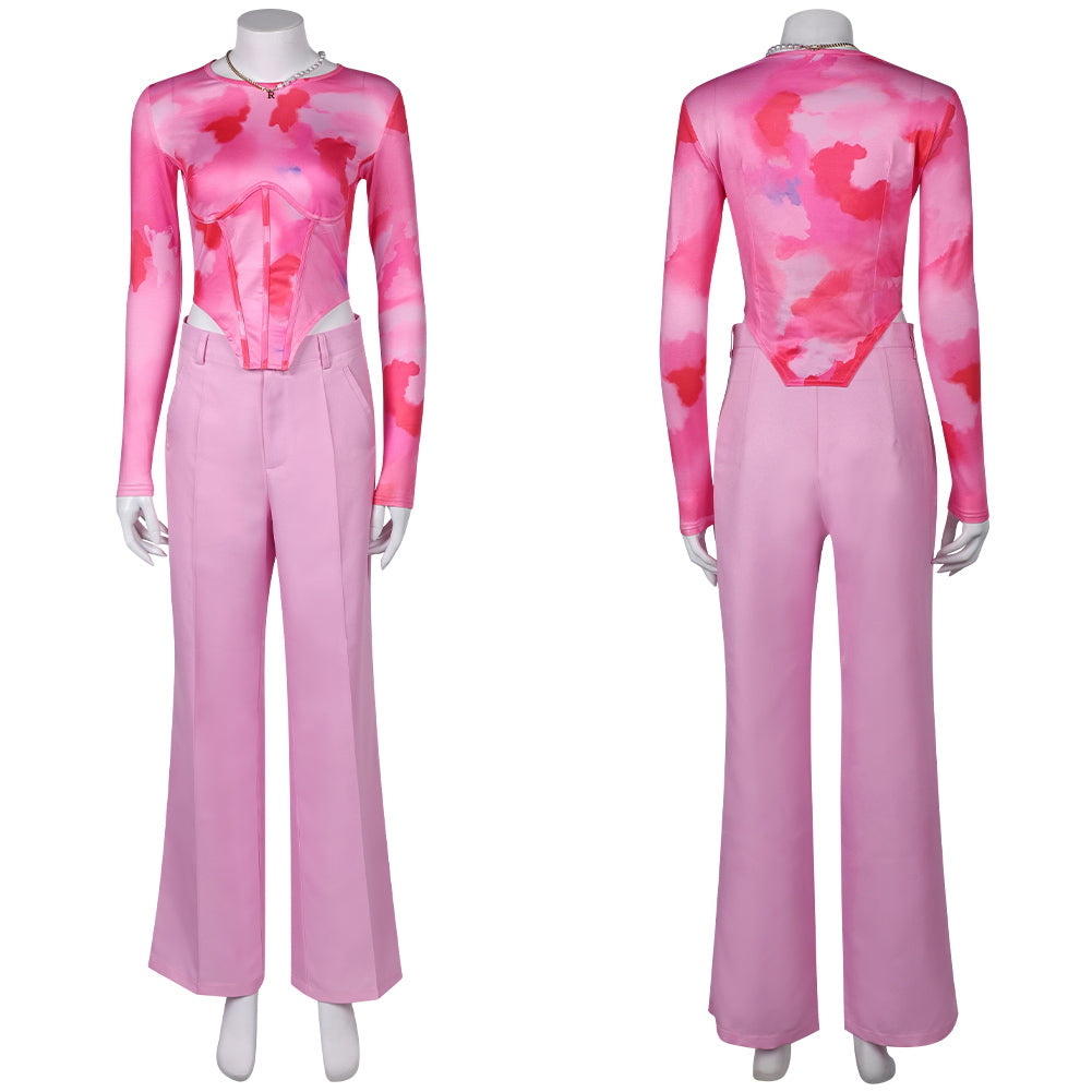 Movie Mean Girls 2024 Regina George Women Pink Suit Cosplay Costume Ou –  TrendsinCosplay