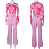 Movie Mean Girls 2024 Regina George Women Pink Suit Cosplay Costume Outfits Halloween Carnival Suit