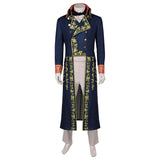 Movie Napoleon 2023 Napoleon Blue Outfit Cosplay Costume Outfits Halloween Carnival Suit