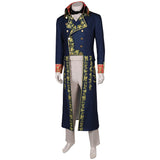 Movie Napoleon 2023 Napoleon Blue Outfit Cosplay Costume Outfits Halloween Carnival Suit