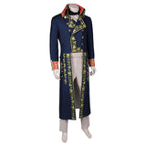 Movie Napoleon 2023 Napoleon Blue Outfit Cosplay Costume Outfits Halloween Carnival Suit