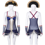 Movie Napoleon Napoleon Bonaparte Lingerie for Women Cosplay Costume Outfits Halloween Carnival Suit