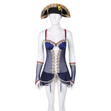 Movie Napoleon Napoleon Bonaparte Lingerie for Women Cosplay Costume Outfits Halloween Carnival Suit