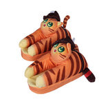 Movie Puss In Boots Cat Plush Slippers Cosplay Shoes Halloween Costumes Accessory Prop