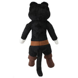 Movie Puss in Boots Kitty And Wolf Cosplay Plush Toys Cartoon Soft Stuffed Dolls Mascot Birthday Xmas Gifts