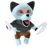 Movie Puss in Boots Kitty And Wolf Cosplay Plush Toys Cartoon Soft Stuffed Dolls Mascot Birthday Xmas Gifts