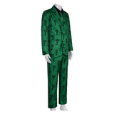 Movie Riddler Edward Nygma Cosplay Costume Outfits Halloween Carnival Suit