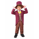 Movie Wonka 2023 Wonka Kids Children Purple Outfit Cosplay Costume Outfits Halloween Carnival Suit