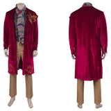 Movie Wonka Cosplay Costume Outfits Halloween Carnival Suit