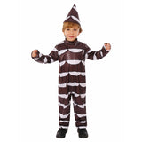 Movie Wonka Kids Children Chocolate Jumpsuit Cosplay Costume Outfits Halloween Carnival Suit