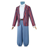 Movie Wonka Oompa Loompa Kids Children Blue Suit Cosplay Costume Outfits Halloween Carnival Suit