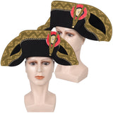 Napoleon Hat Cosplay Halloween Carnival Costume Accessories Prop