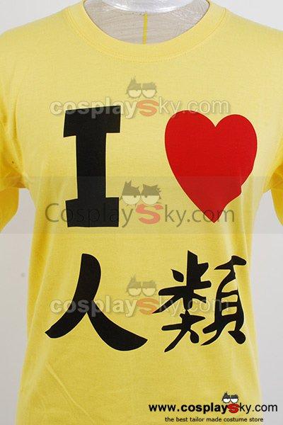 NO GAME NO LIFE Kuhaku I Love Human T Shirt Tee