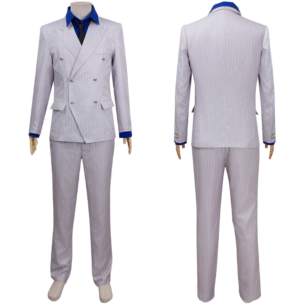 One Piece Sanji White Uniform Cosplay Costume Outfits Halloween Carnival Suit