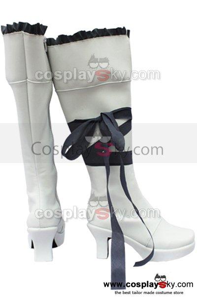 Pandora Hearts Oz Vessalius Cosplay Boots White Shoes