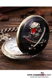 Pirates Skull and Dagger Pocket Watch Cosplay Prop