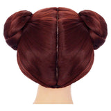 Princess Leia Kids Chidren Cosplay Wig Heat Resistant Synthetic Hair Halloween Carnival Prop