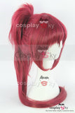 Puella Magi Madoka Magica Sakura Kyoko Cosplay Wig Wine Red 75 cm