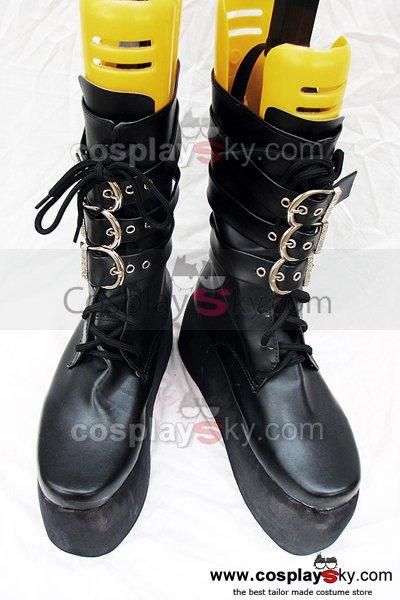 Punk heavy-bottomed black buckle boots Custom-Made