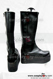 Punk Rock Simple Black Flat Boots Custom-Made