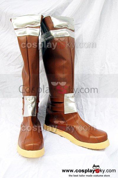 Ragnarok Online Archer Cosplay Boots Shoes Brown