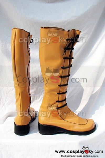 RO Ragnarok Online Cosplay Boots Shoes Yellow