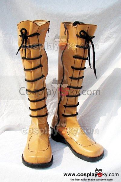 RO Ragnarok Online Cosplay Boots Shoes Yellow
