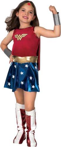 Wonder Woman Kid Dress Cosplay Costume Party Outfit For Child