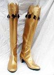 Sailor Moon Cosplay Boots Shoes Golden yellow