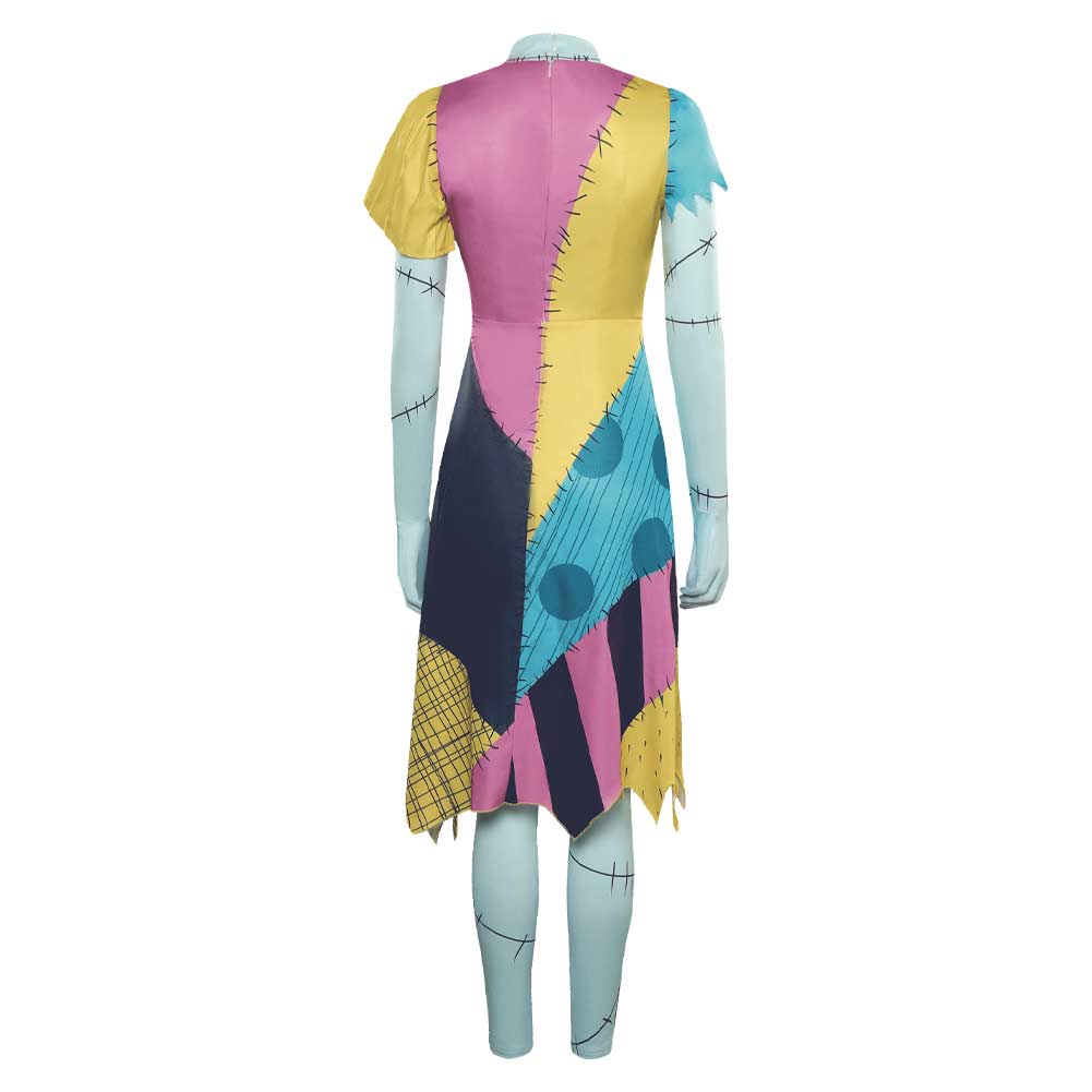 sally nightmare before christmas dress colors Adult Sally Costume - The Nightmare Before Christmas