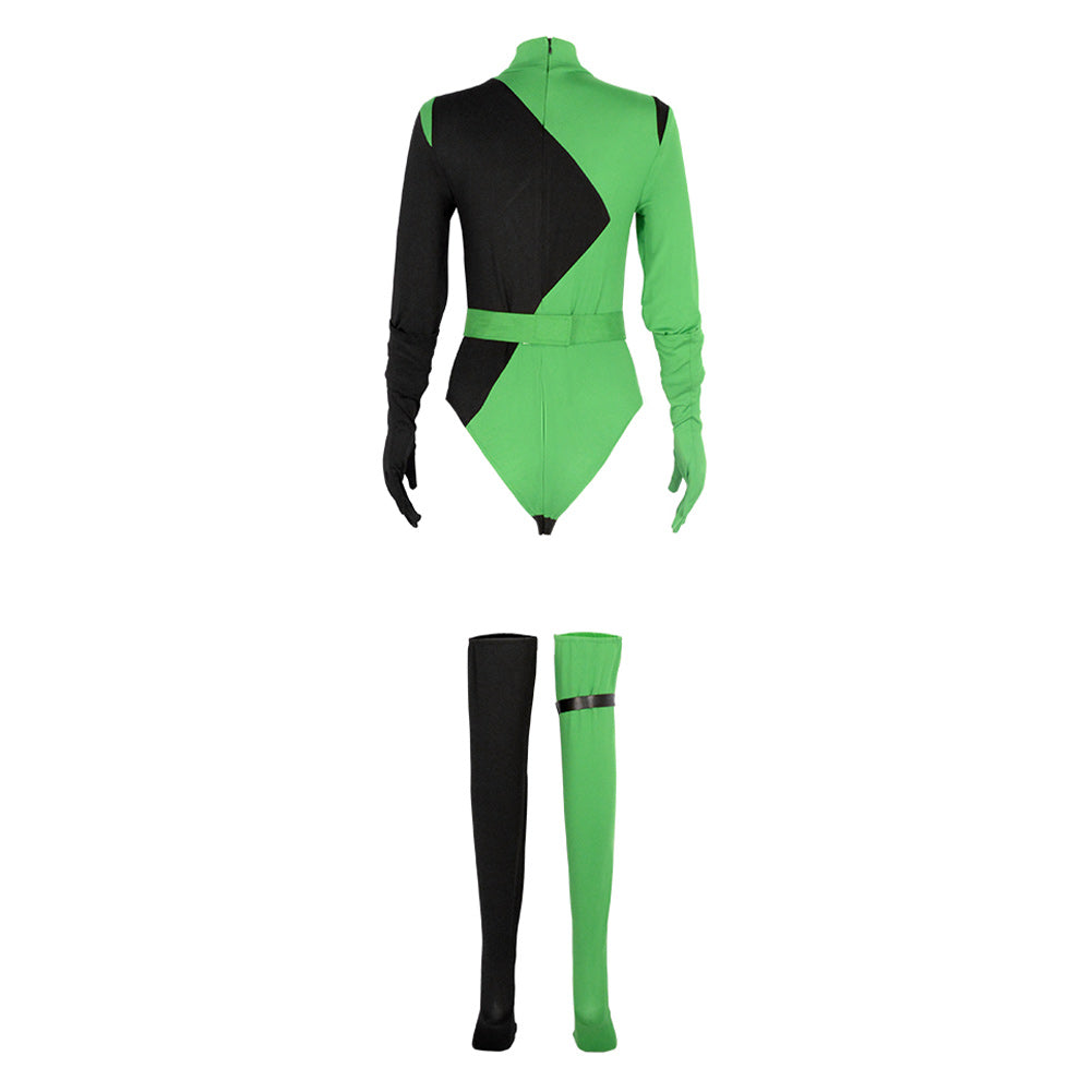 Shego Women Jumpsuit  Cosplay Costume Outfits Halloween Carnival Party Suit