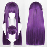 Sousou No Frieren Fern Cosplay Wig Heat Resistant Synthetic Hair Halloween Party Carnival Props