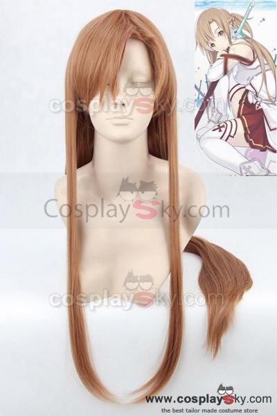 Sword Art Online Asuna Yuuki Long Cosplay Wig