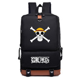 One Piece School Bag Black Backpack