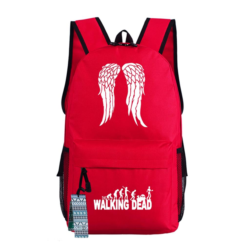 The Walking Dead Daryl Dixon Wings Backpack School Bag