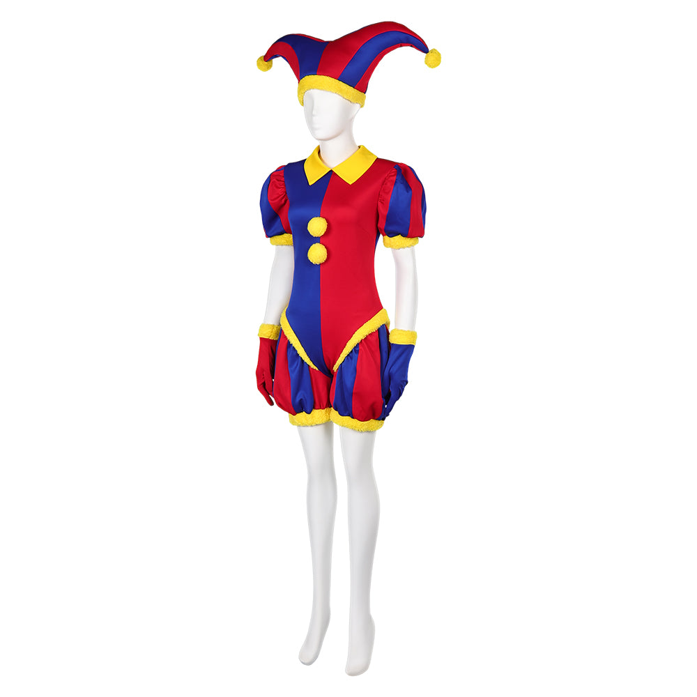 TV The Amazing Digital Circus Pomni Women Jumpsuit Cosplay Costume Out –  TrendsinCosplay