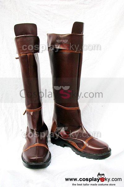 The Legend of Zelda Cosplay Boots Shoes Brown