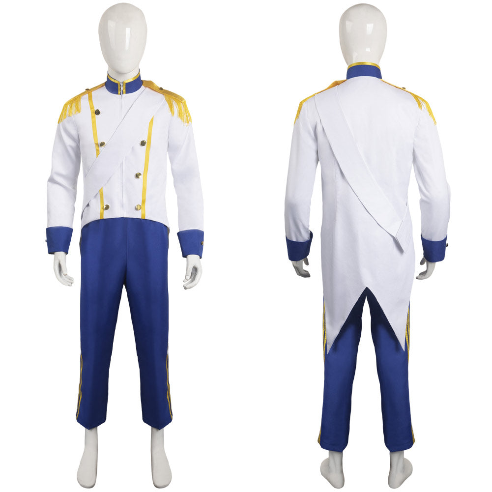 The Little Mermaid Prince Eric Outfits Halloween Carnival Suit ​Cosplay Costume 