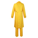 The Mask Jim Carrey Yellow Suit Cosplay Costume Men Uniform Outfits Halloween Carnival Suit