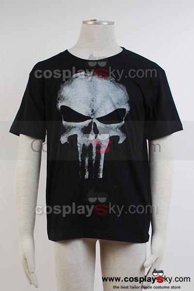 THE PUNISHER Skull T-shirt Black Shirt Tee