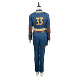 TV Fallout Lucy Women Bule Suit Cosplay Costume Outfits Halloween Carnival Suit