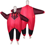 TV Hazbin Hotel Alastor Red Inflatable Full Body Suit Cosplay Costume Outfits Halloween Carnival Suit