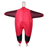 TV Hazbin Hotel Alastor Red Inflatable Full Body Suit Cosplay Costume Outfits Halloween Carnival Suit