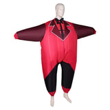 TV Hazbin Hotel Alastor Red Inflatable Full Body Suit Cosplay Costume Outfits Halloween Carnival Suit