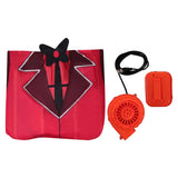 TV Hazbin Hotel Alastor Red Inflatable Full Body Suit Cosplay Costume Outfits Halloween Carnival Suit