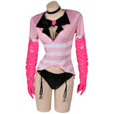 TV Hazbin Hotel Angel Dust Lingerie for Women Cosplay Costume Outfits Halloween Carnival Suit