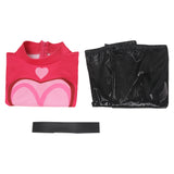 TV Hazbin Hotel Angel Dust Women Pink Jumpsuit Cosplay Costume Outfits Halloween Carnival Suit